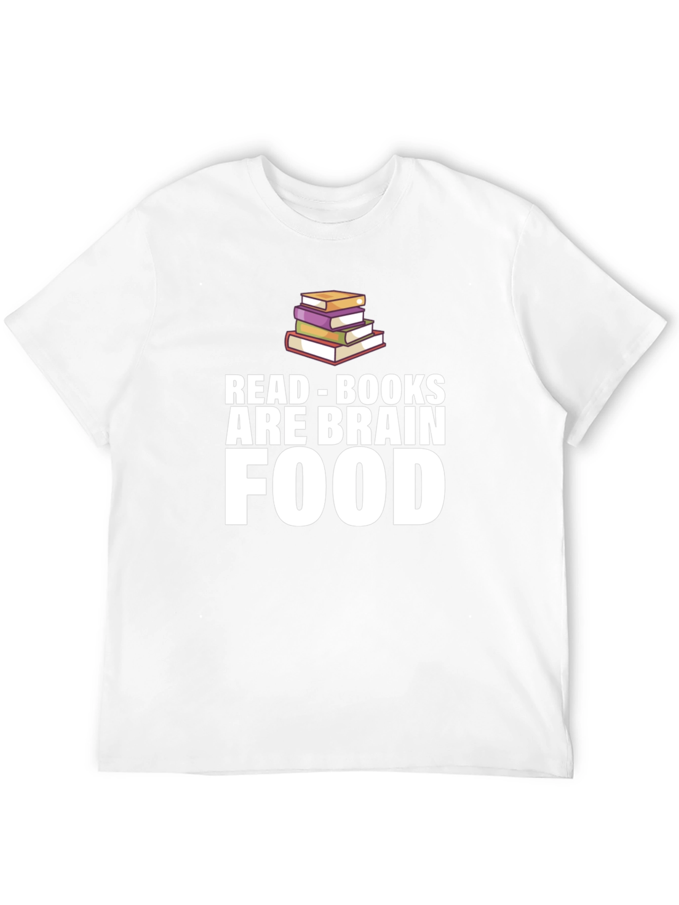 Read Books Are Brain Food Graphic Tee