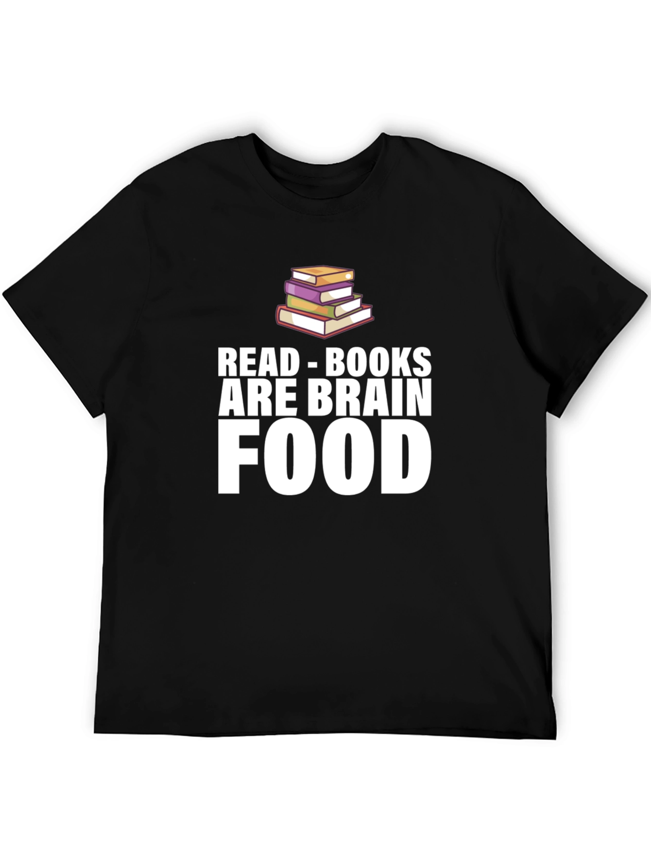 Read Books Are Brain Food Graphic Tee