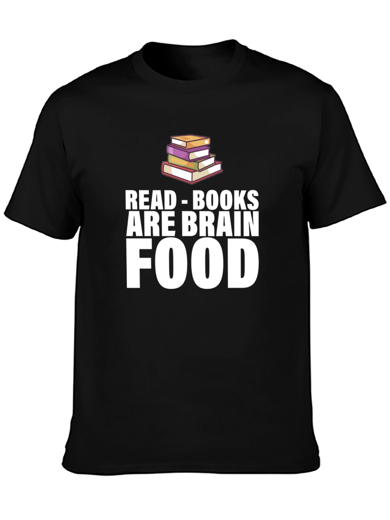 Read Books Are Brain Food Graphic Tee