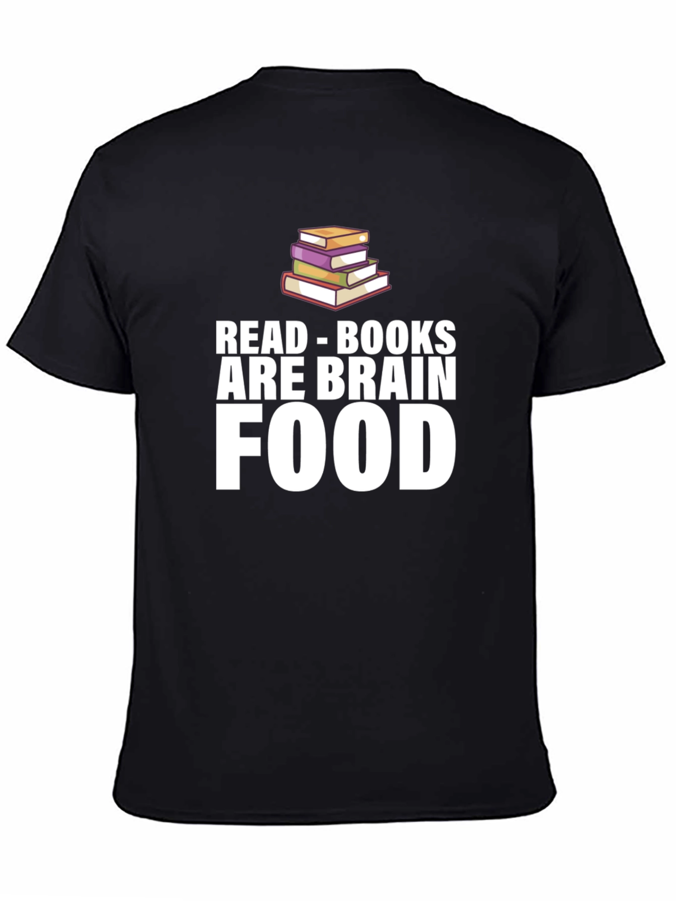 Read Books Are Brain Food Graphic Tee