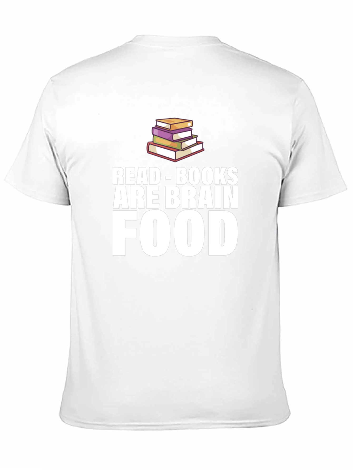 Read Books Are Brain Food Graphic Tee
