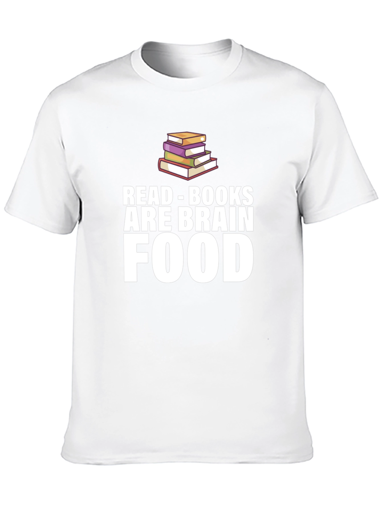 Read Books Are Brain Food Graphic Tee