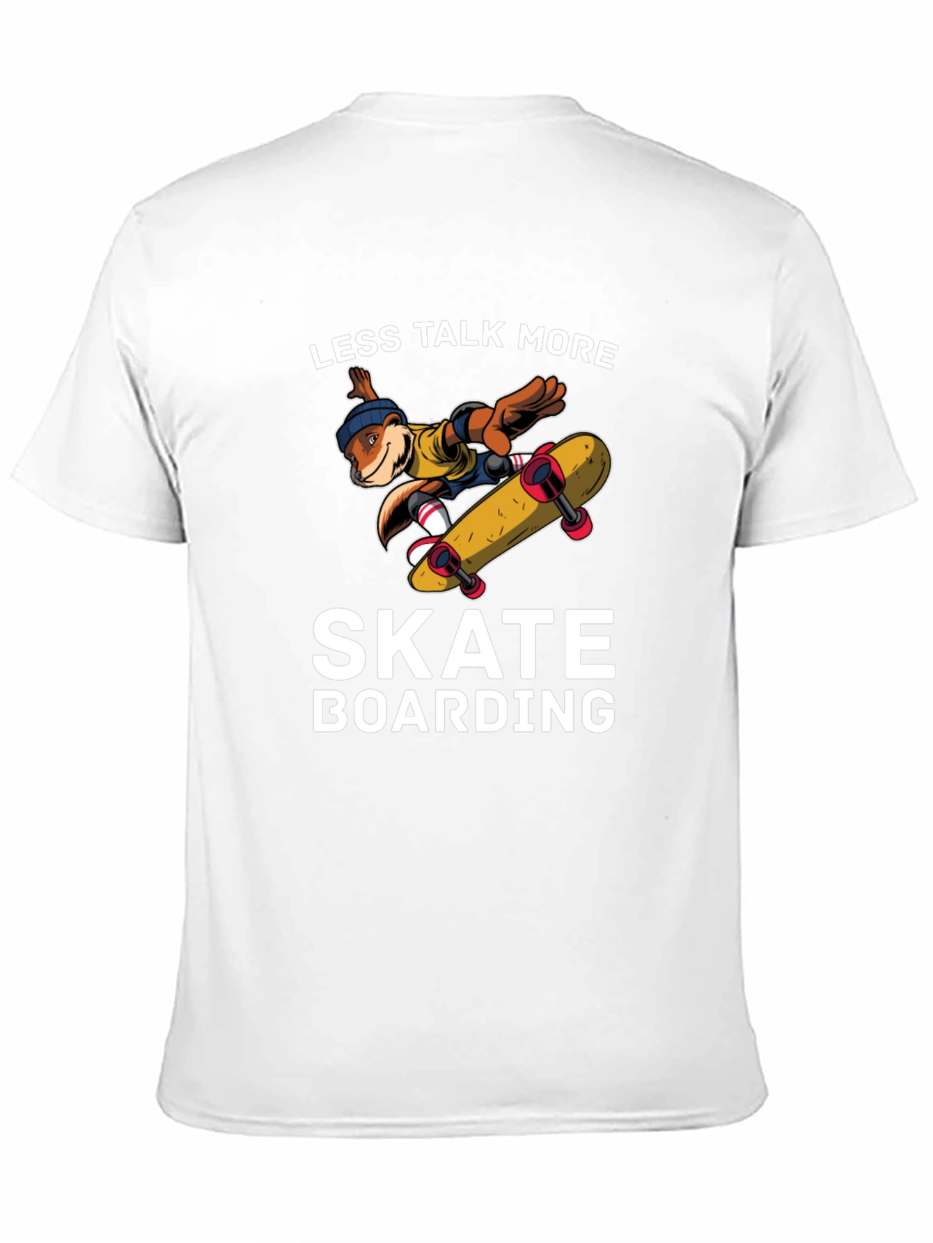 Skateboarding Beaver Black T-Shirt