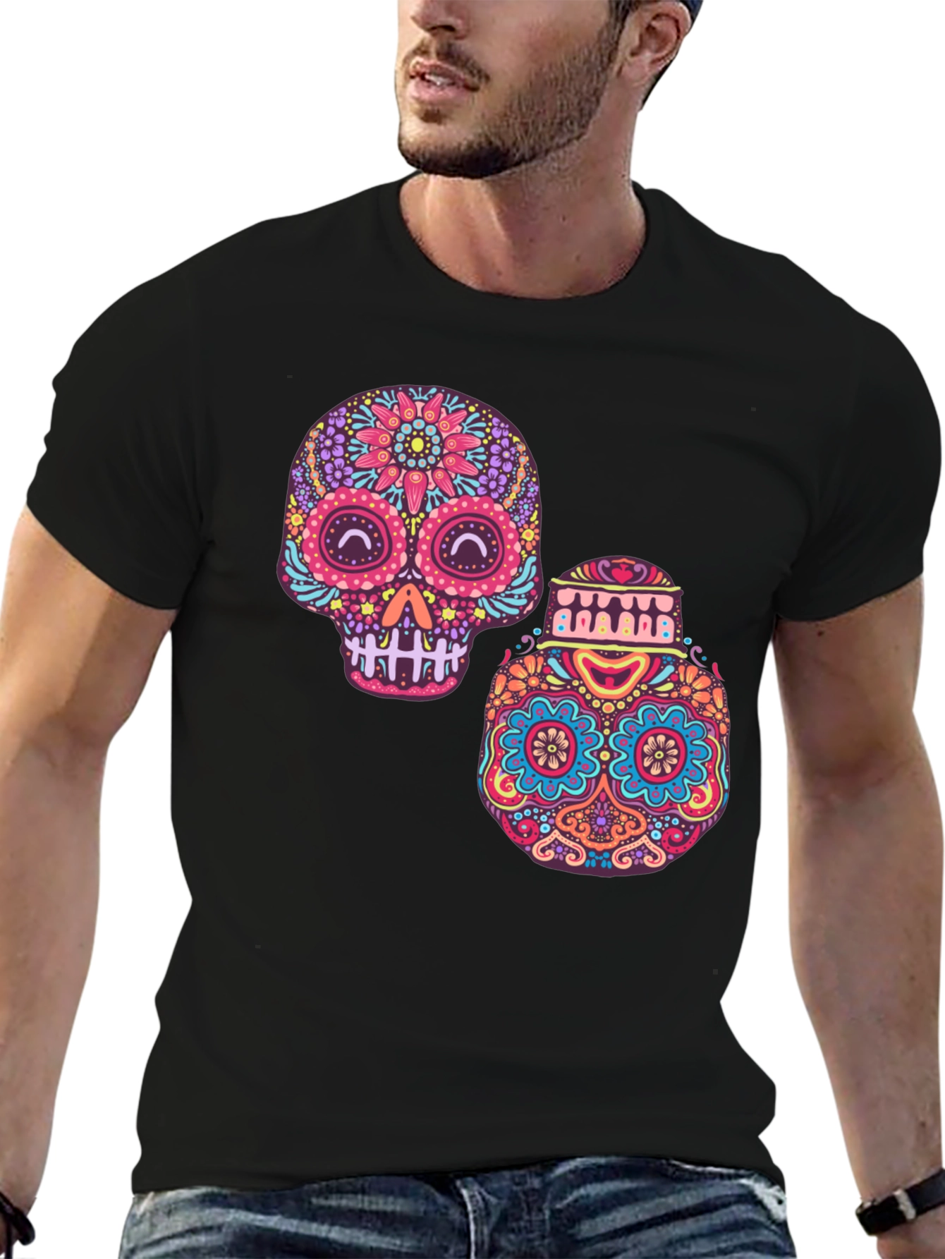 Sugar Skull T-Shirt - Dia de los Muertos