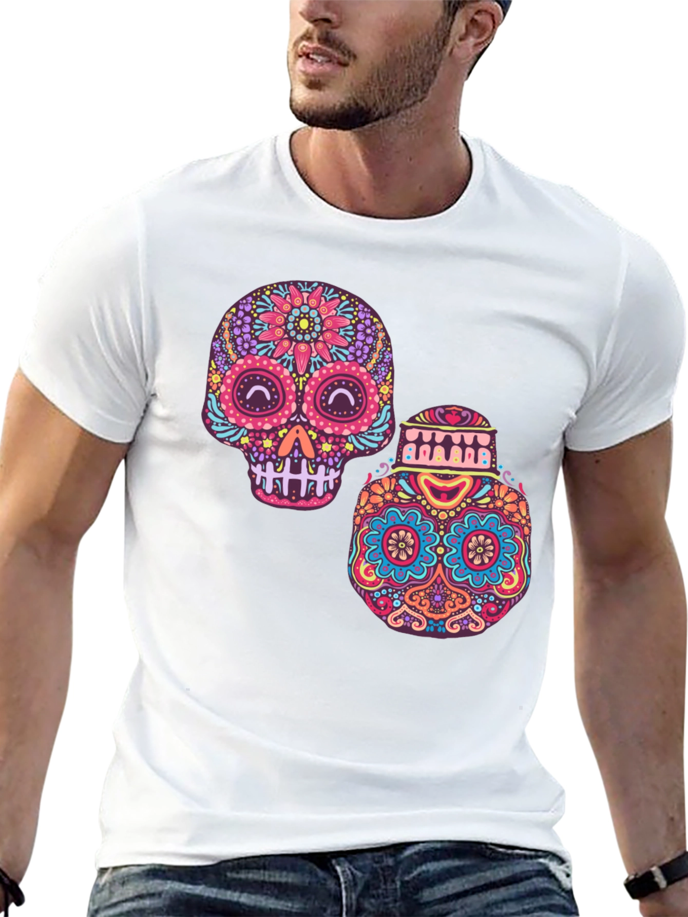 Sugar Skull T-Shirt - Dia de los Muertos