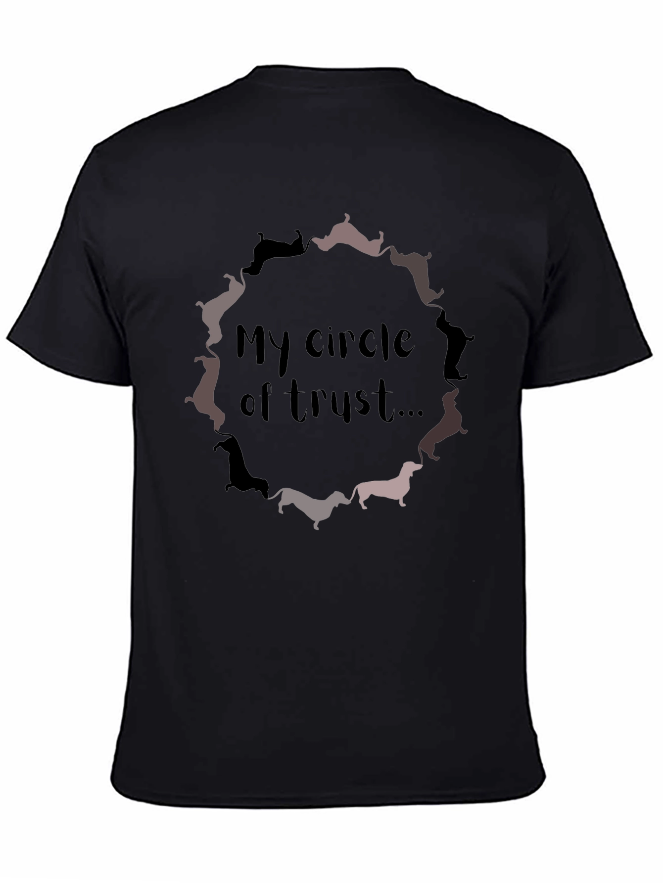Dachshund Circle of Trust Graphic Tee
