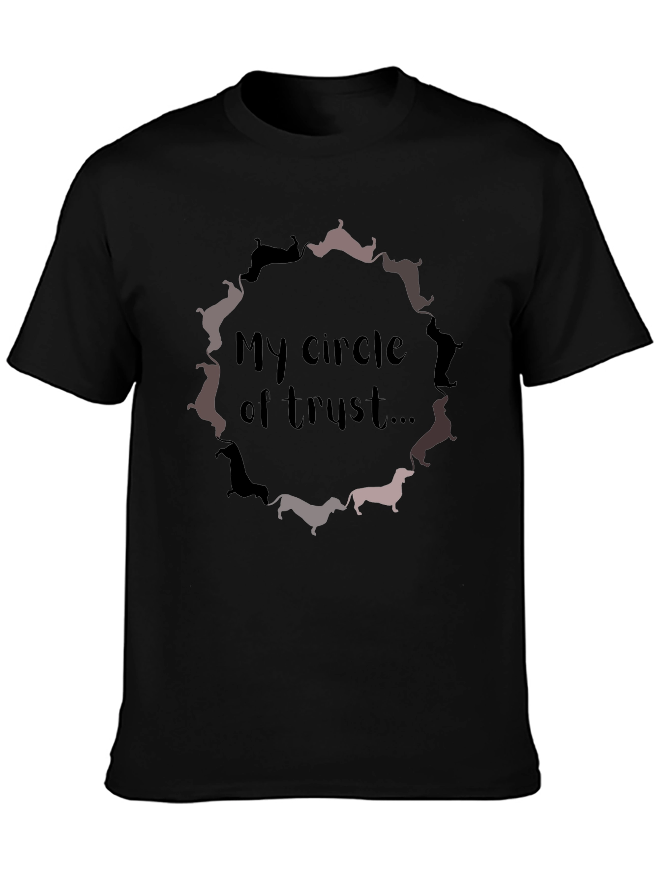 Dachshund Circle of Trust Graphic Tee