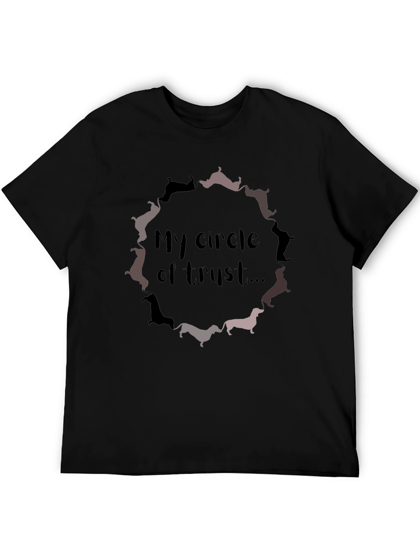 Dachshund Circle of Trust Graphic Tee