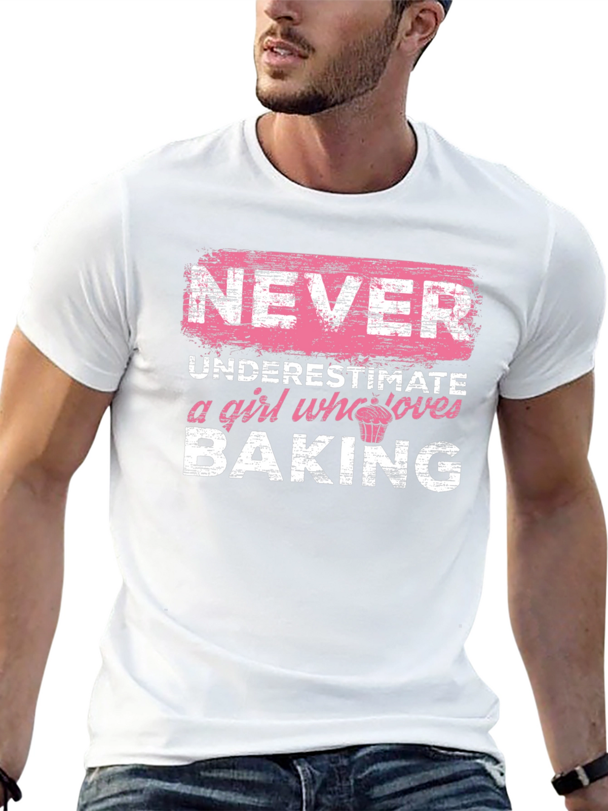 Never Underestimate a Girl Who Loves Baking T-Shirt