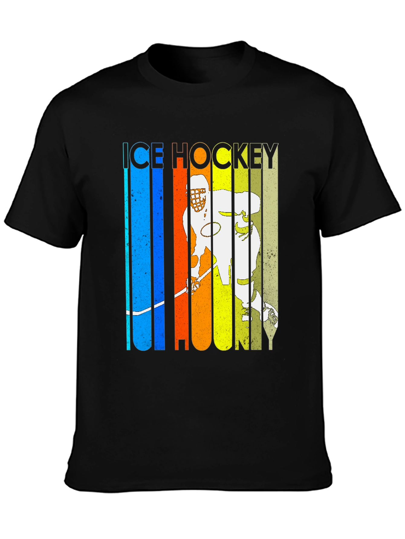 Retro Ice Hockey Player T-Shirt