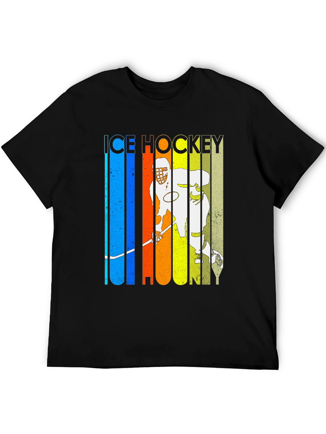 Retro Ice Hockey Player T-Shirt
