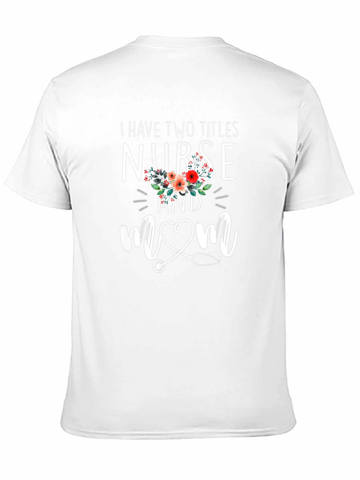 Nurse Mom Graphic Tee - Black T-Shirt