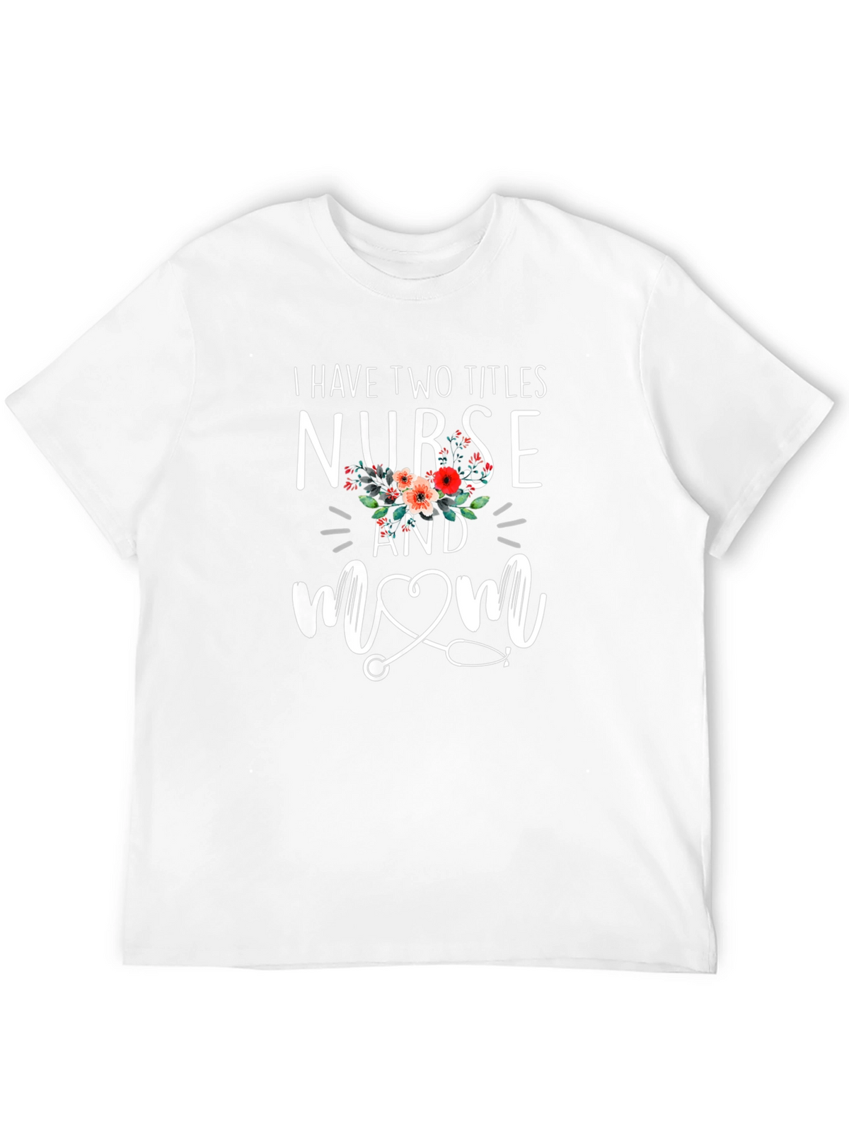 Nurse Mom Graphic Tee - Black T-Shirt