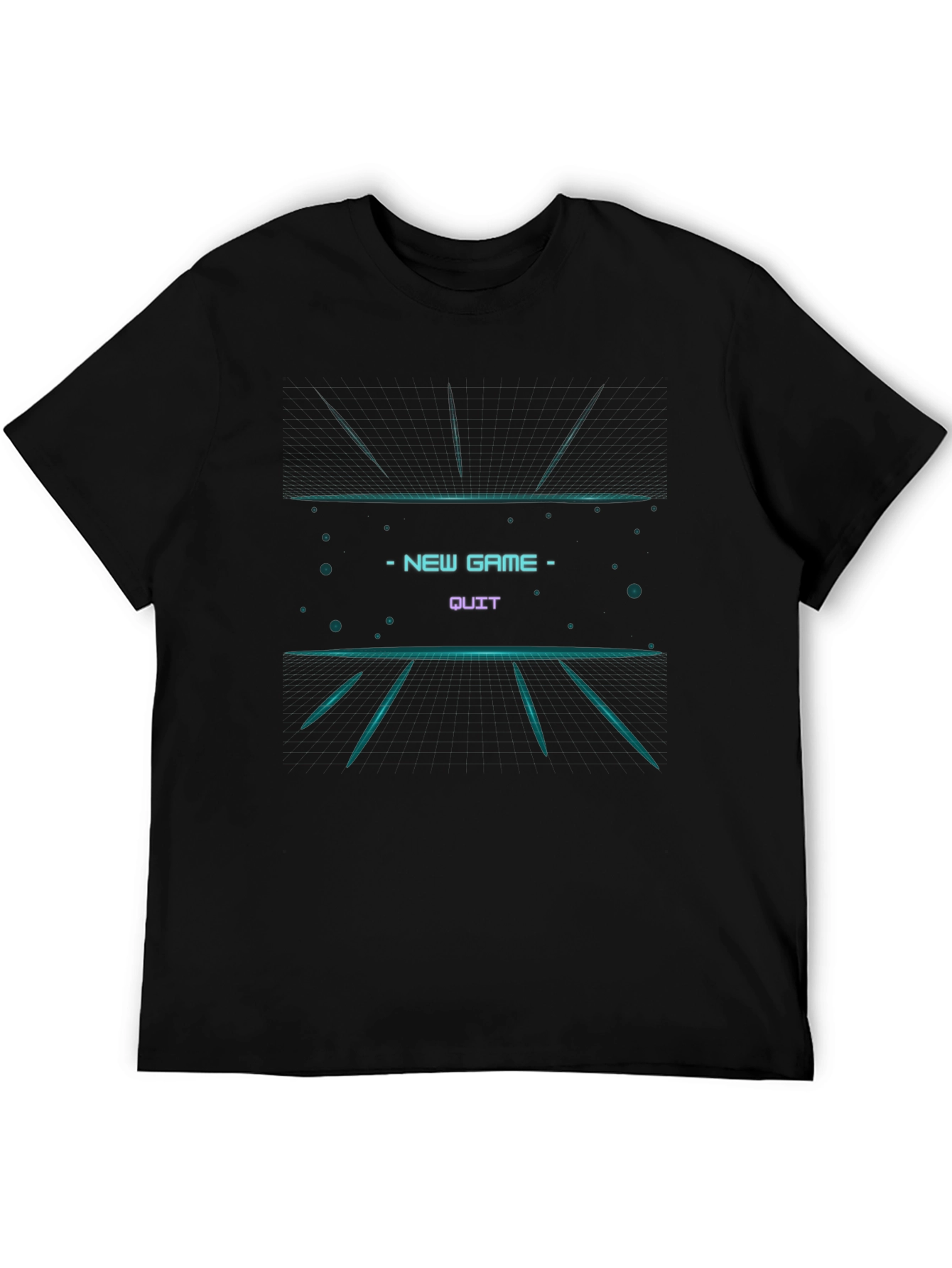 Retro Gaming T-Shirt - New Game/Quit
