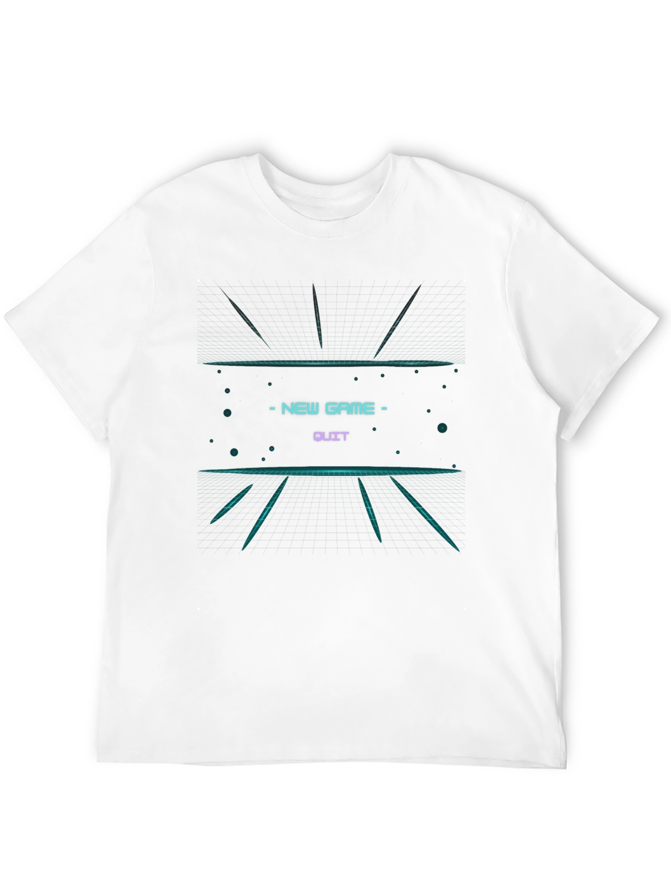 Retro Gaming T-Shirt - New Game/Quit