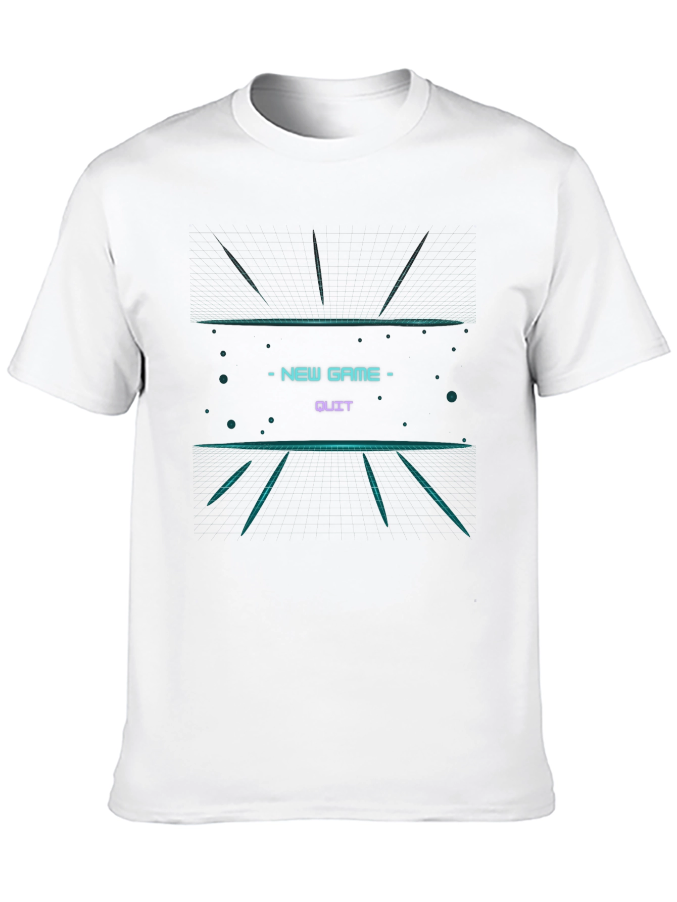 Retro Gaming T-Shirt - New Game/Quit