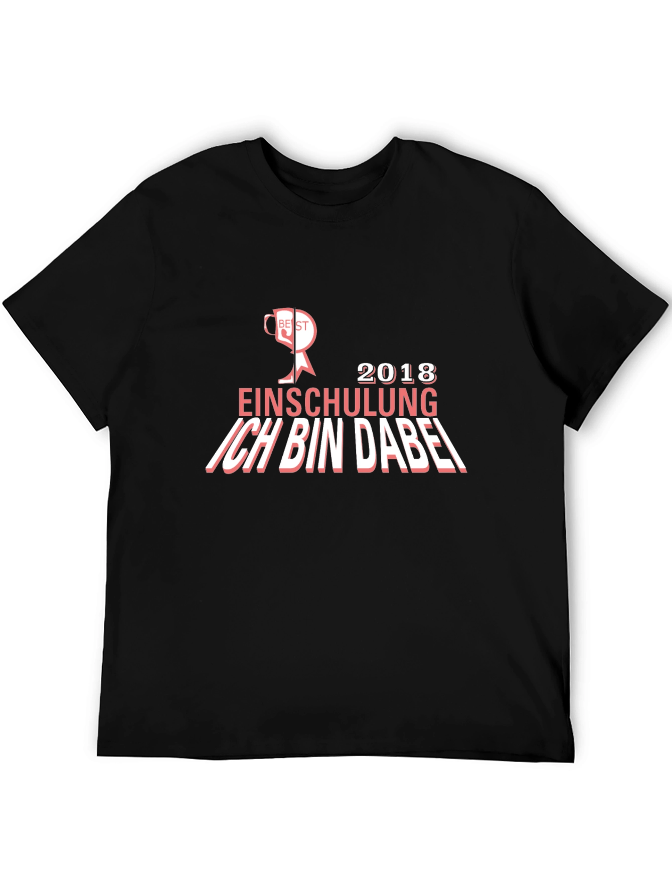 Einschulung 2018 Ich Bin Dabei Black T-Shirt