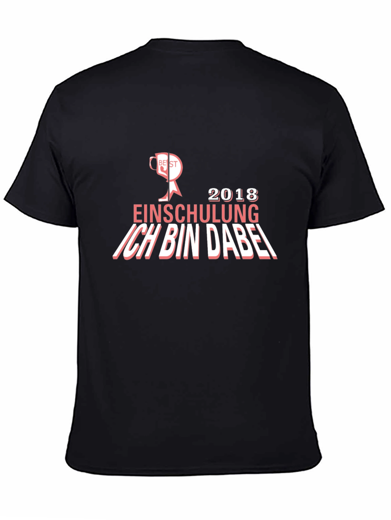 Einschulung 2018 Ich Bin Dabei Black T-Shirt