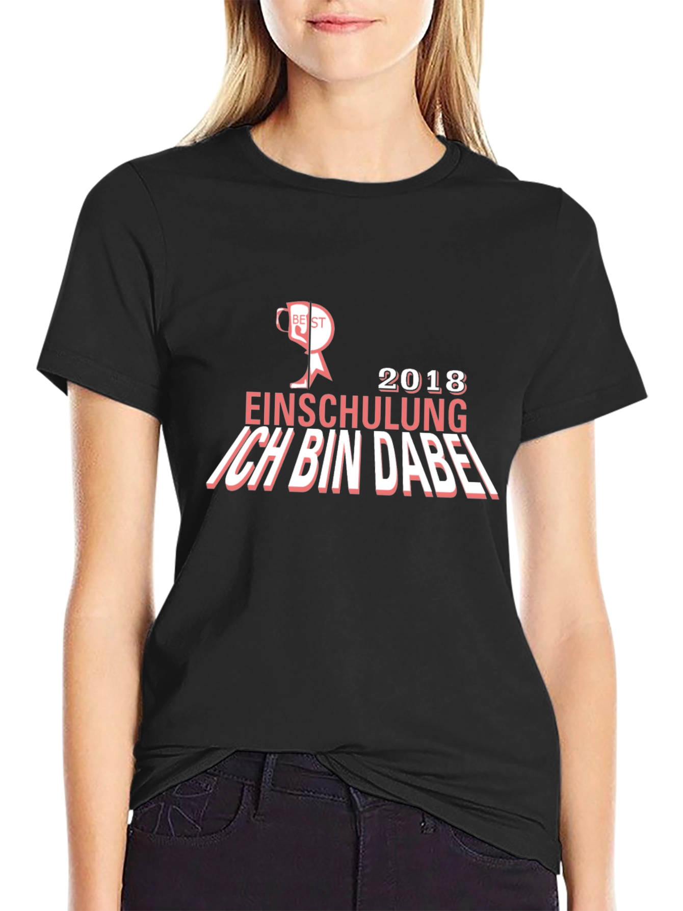 Einschulung 2018 Ich Bin Dabei Black T-Shirt