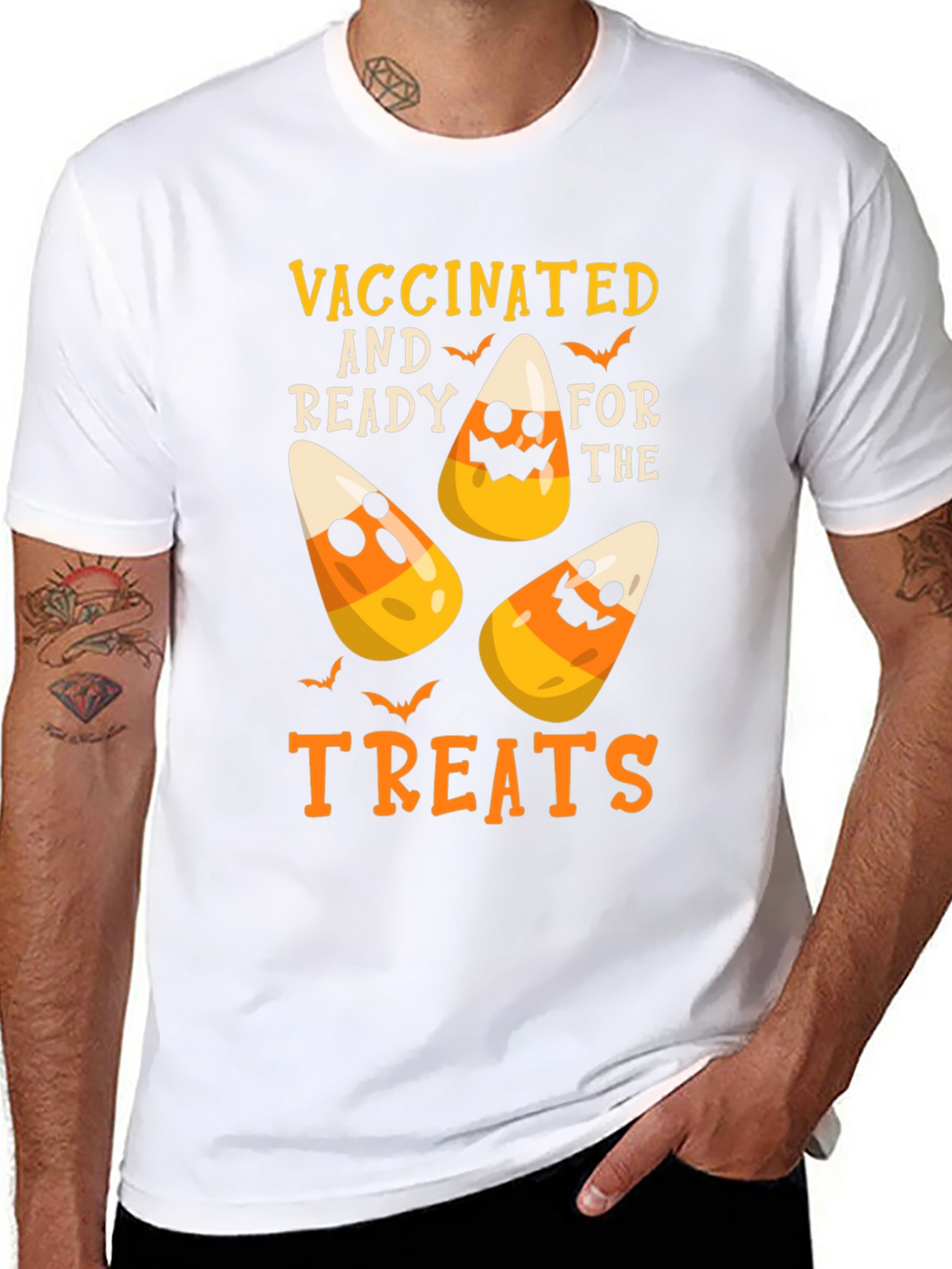 Vaccinated and Ready for the Treats Halloween T-Shirt
