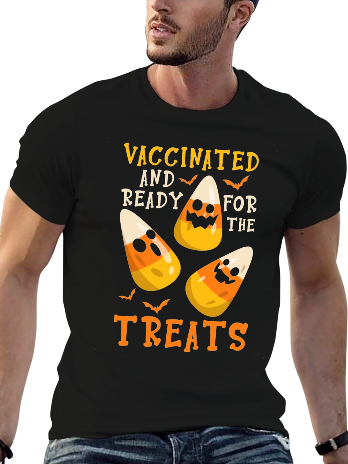 Vaccinated and Ready for the Treats Halloween T-Shirt