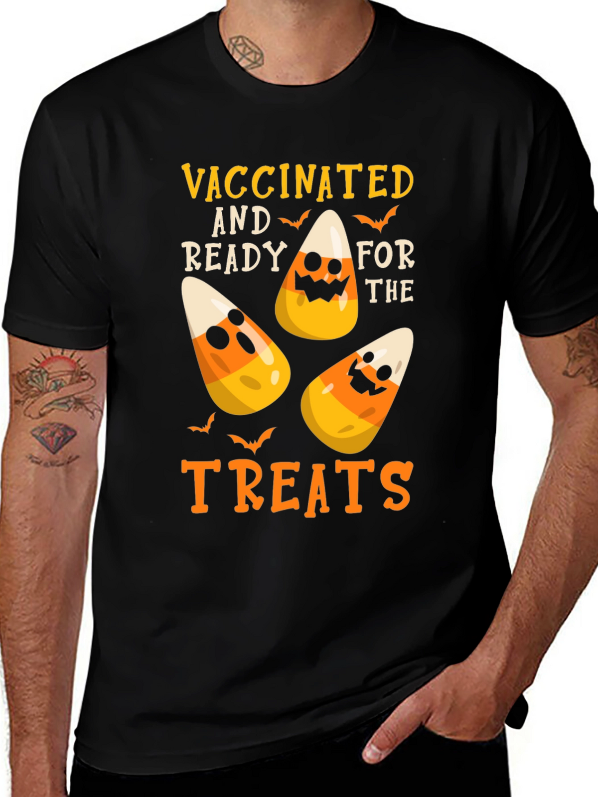 Vaccinated and Ready for the Treats Halloween T-Shirt