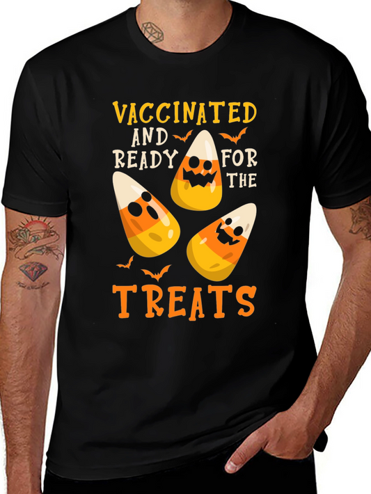 Vaccinated and Ready for the Treats Halloween T-Shirt
