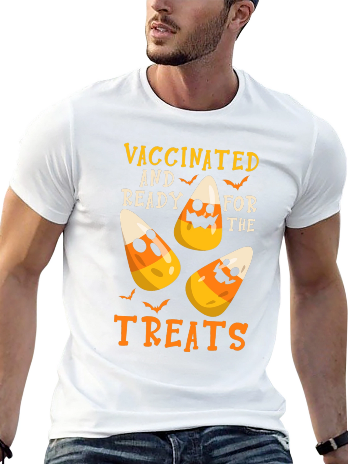 Vaccinated and Ready for the Treats Halloween T-Shirt