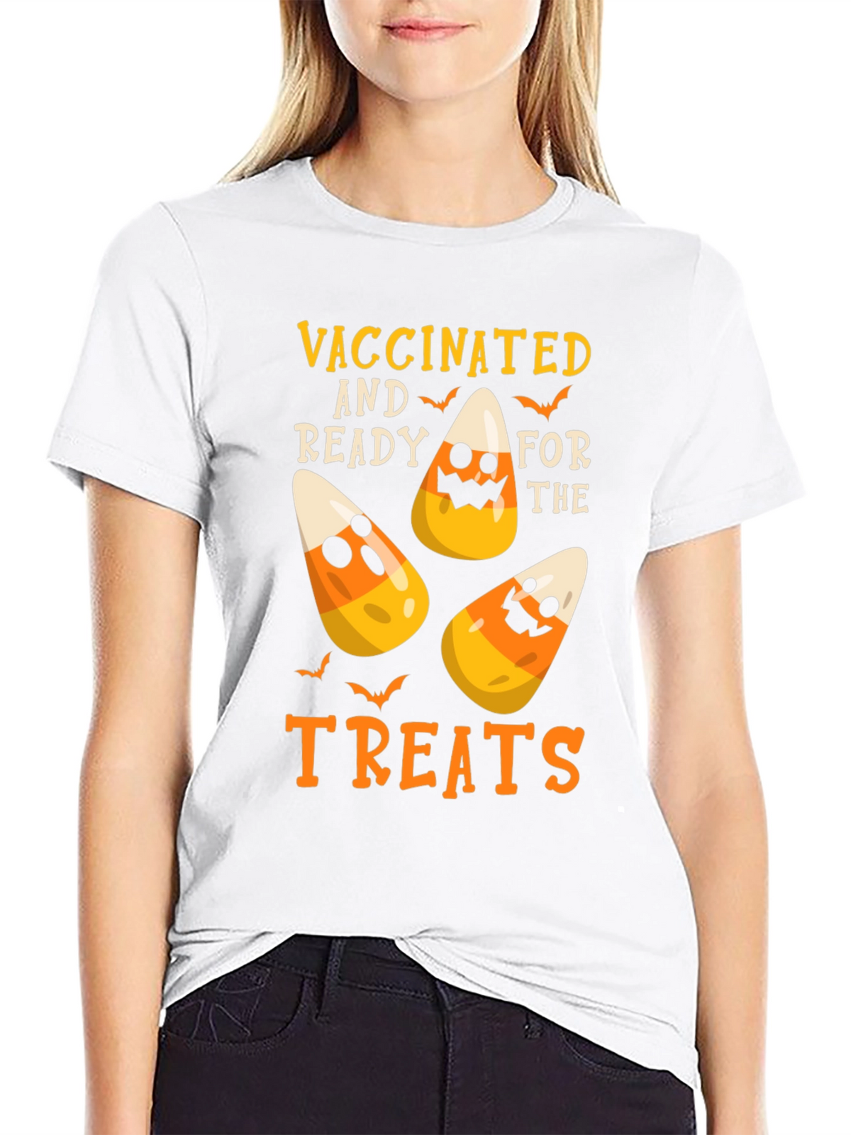 Vaccinated and Ready for the Treats Halloween T-Shirt