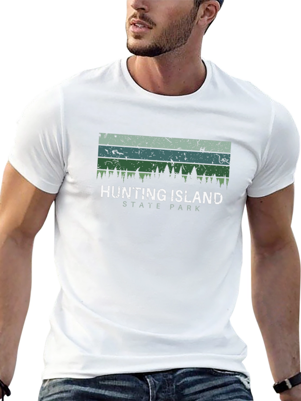 Hunting Island State Park Retro T-Shirt