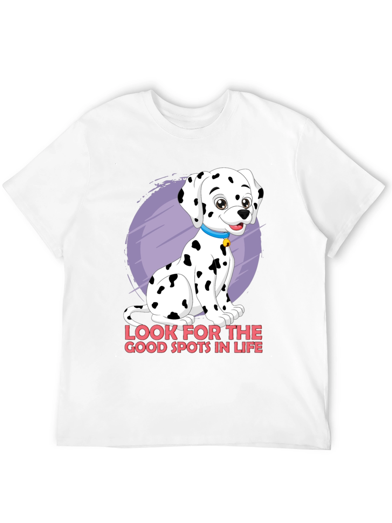 Dalmatian Spots of Life Black Graphic Tee