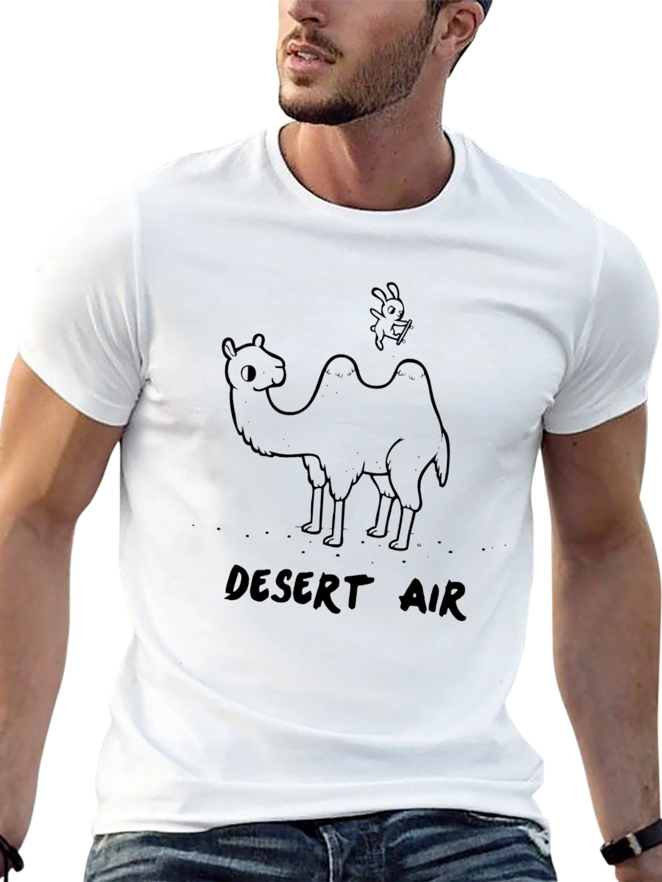 Desert Air Graphic Tee - Soft Cotton Blend