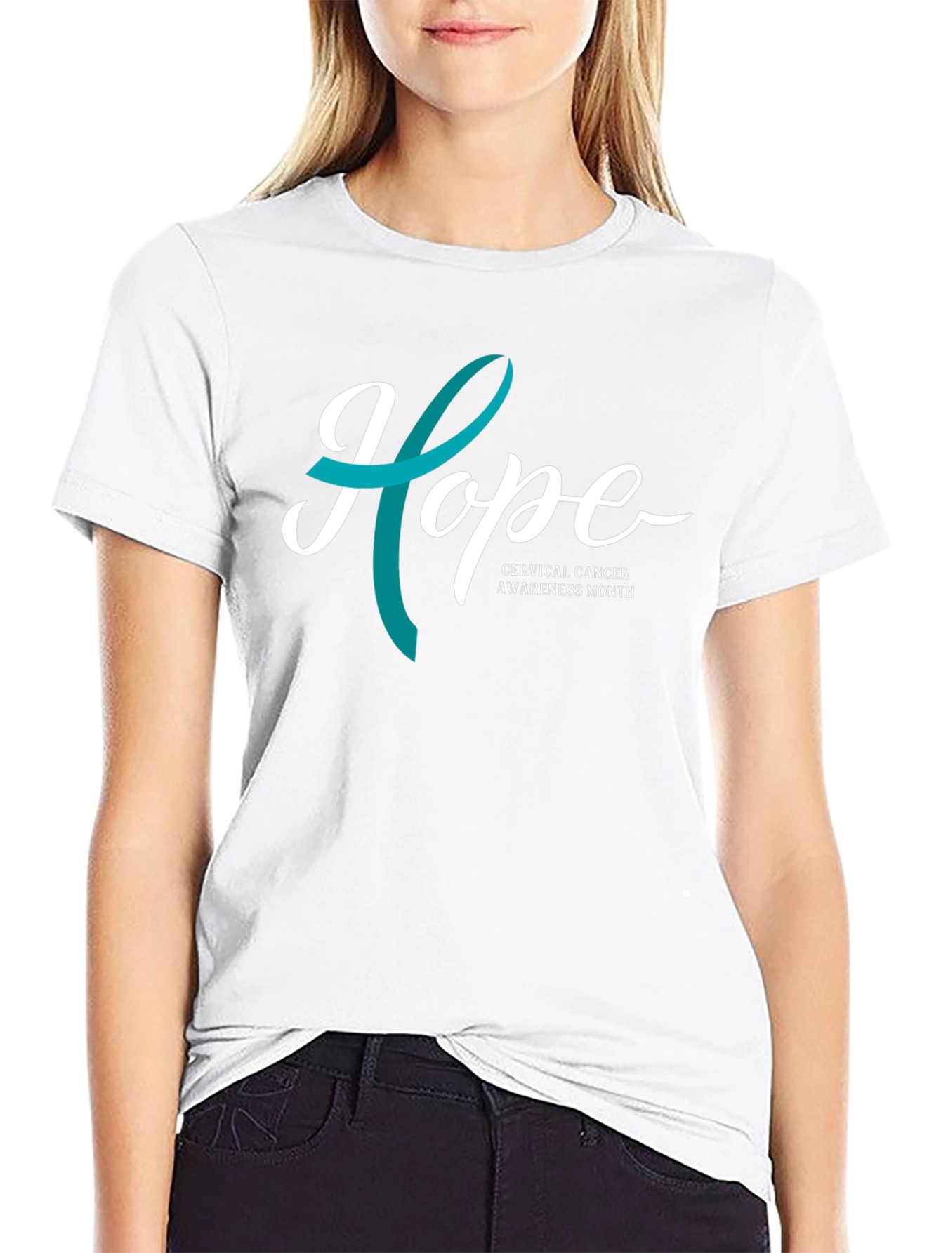 Cervical Cancer Awareness Hope T-Shirt