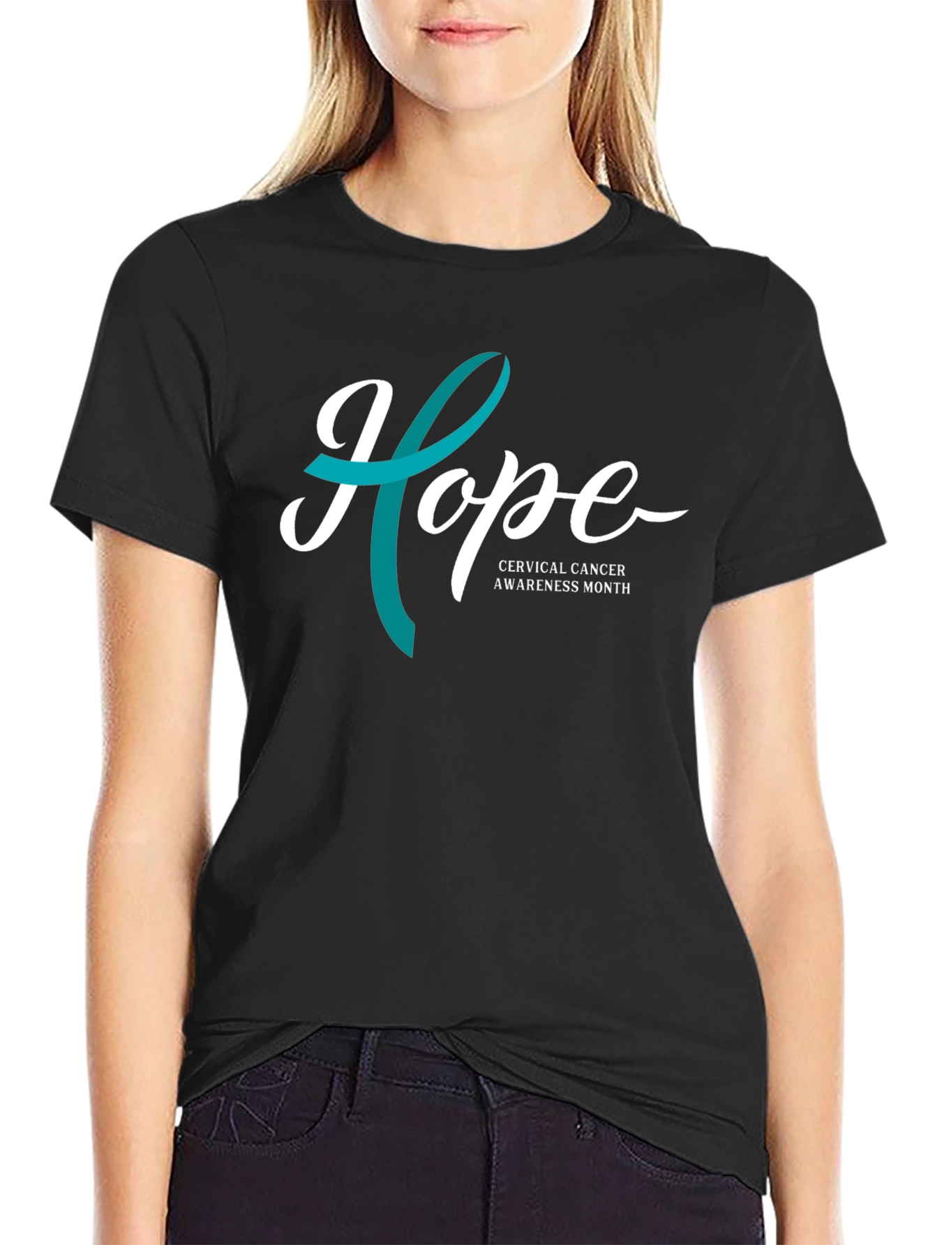 Cervical Cancer Awareness Hope T-Shirt