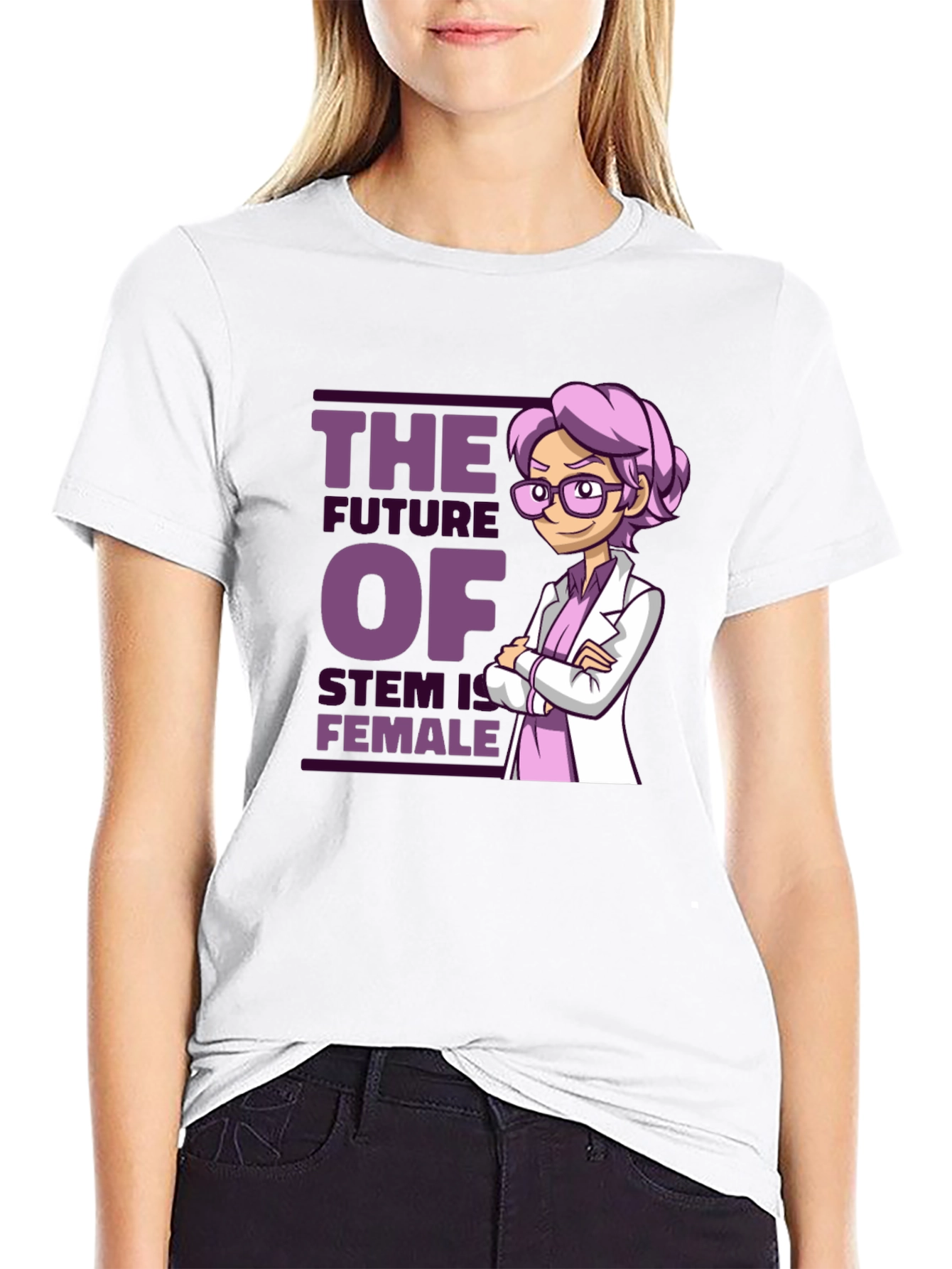 STEM Female Future T-Shirt - Science Tee