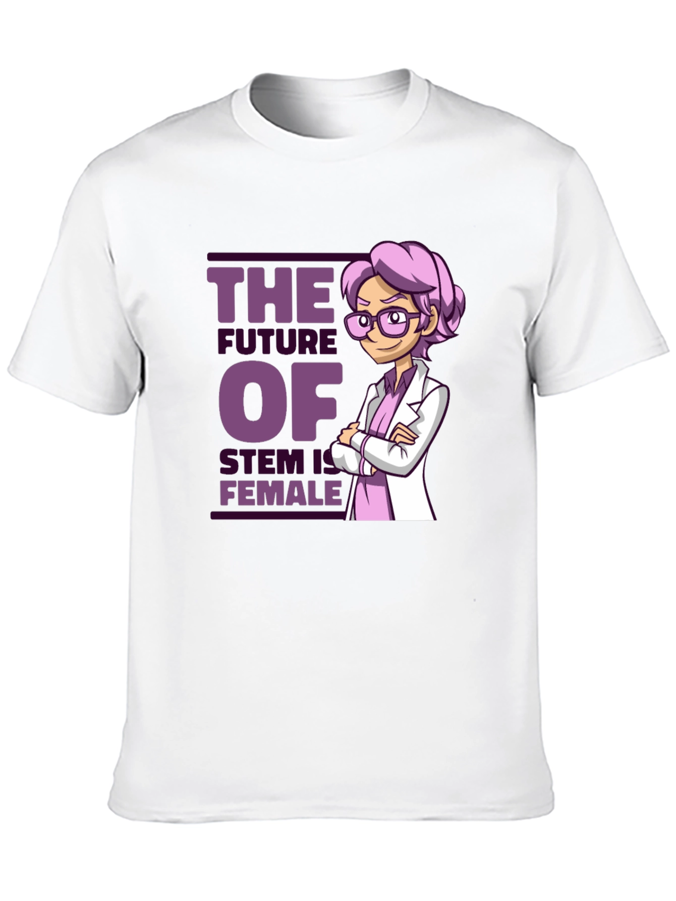 STEM Female Future T-Shirt - Science Tee