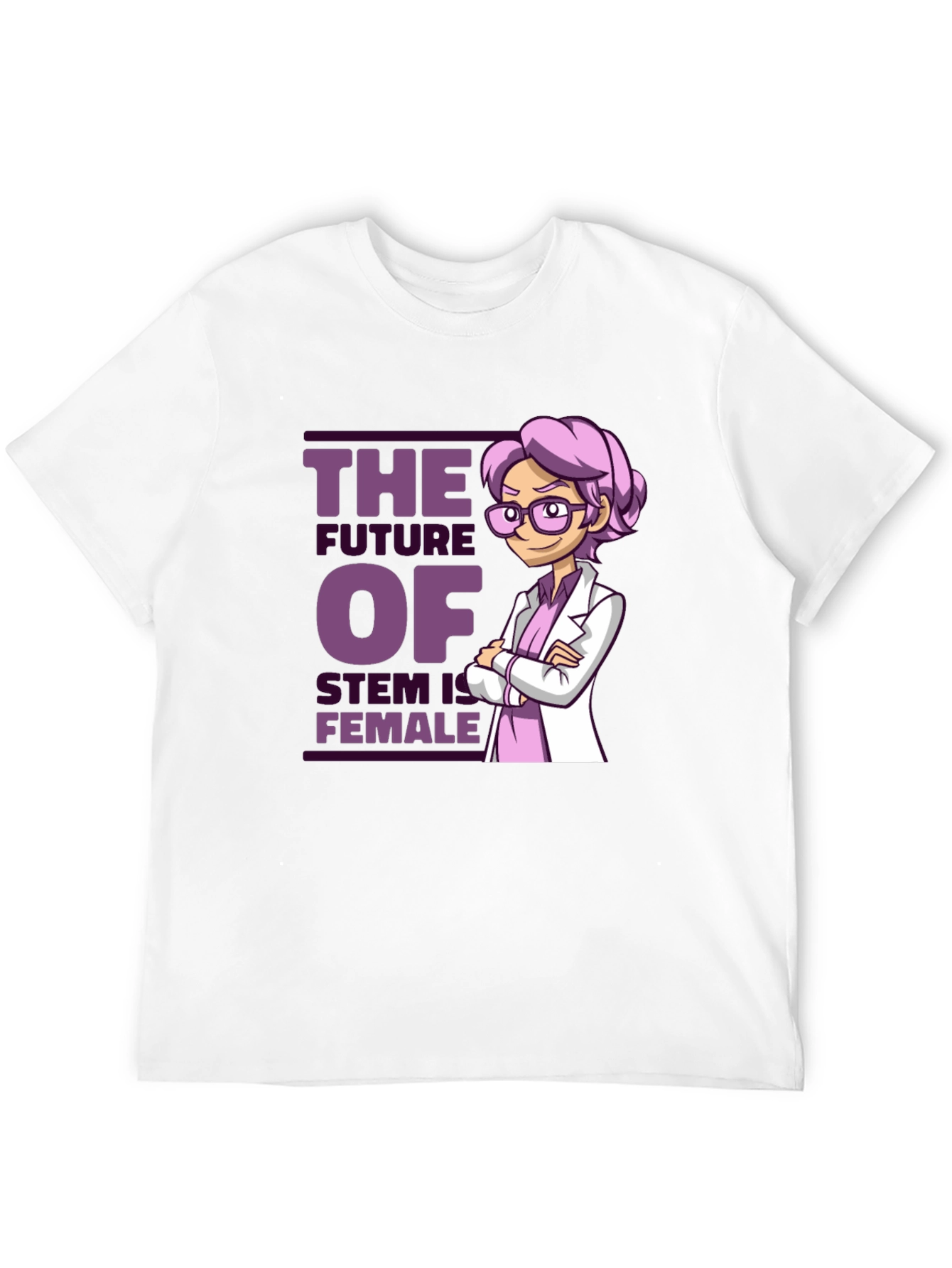 STEM Female Future T-Shirt - Science Tee