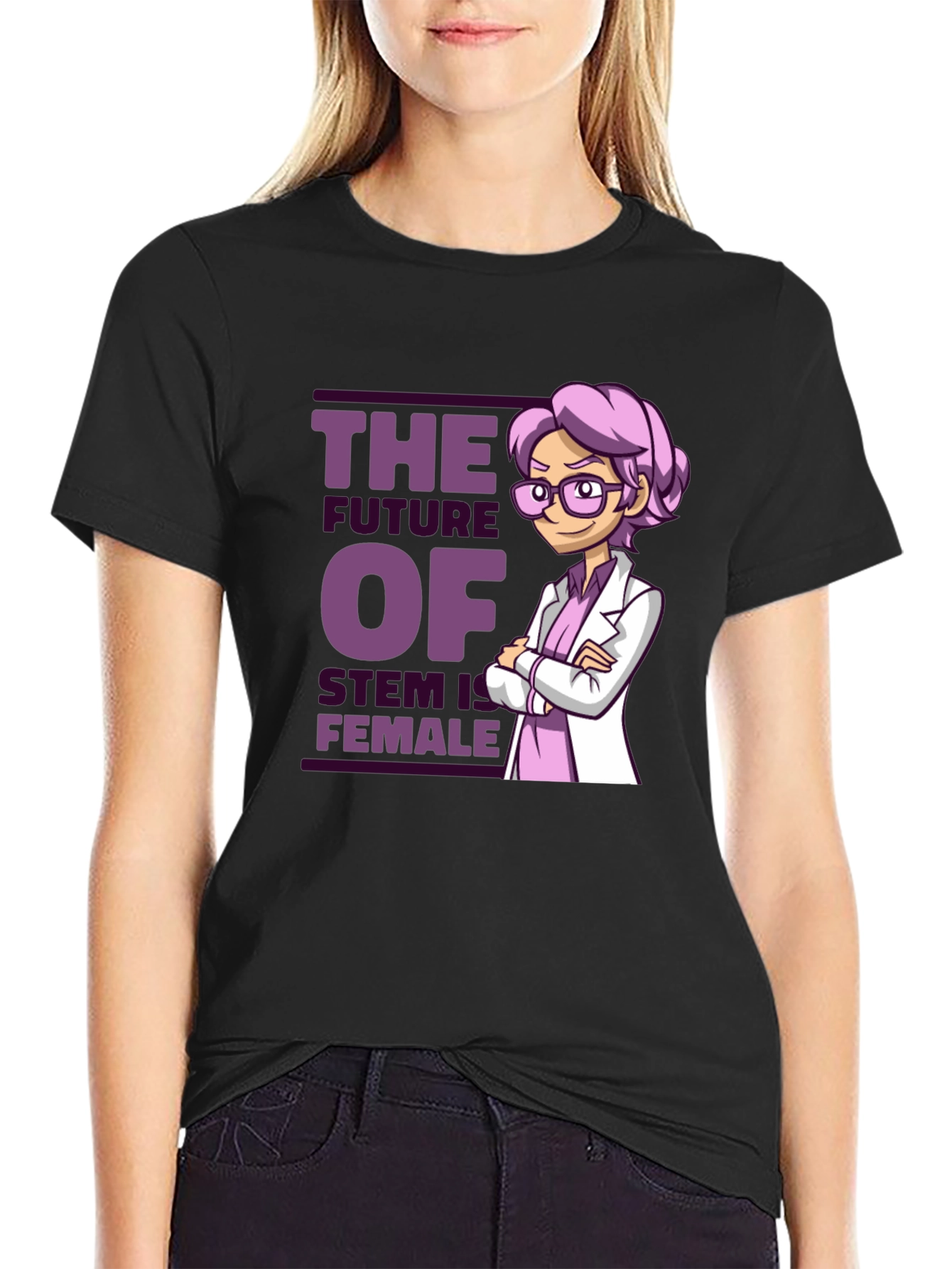 STEM Female Future T-Shirt - Science Tee