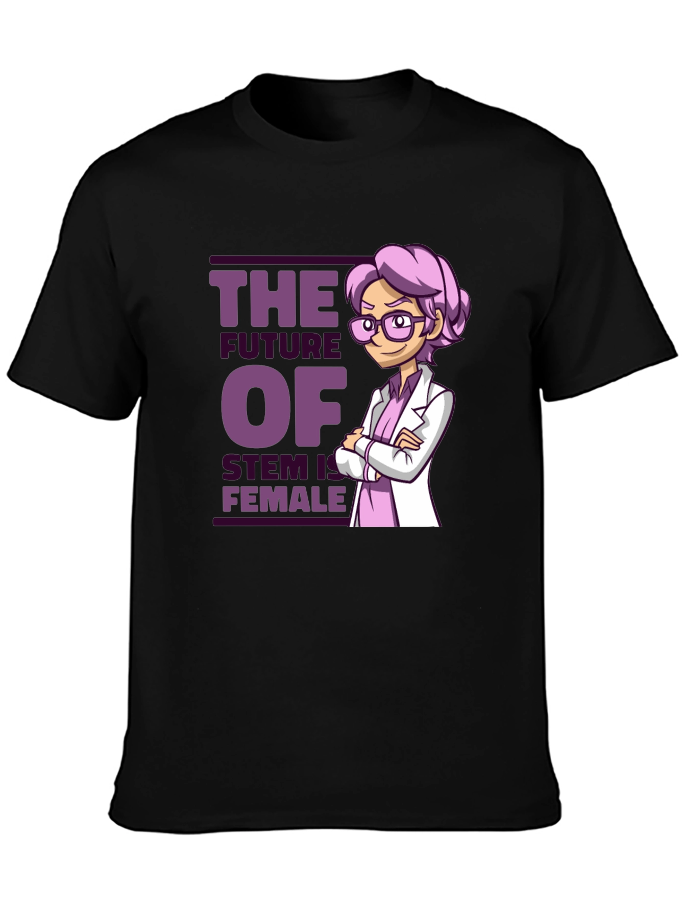 STEM Female Future T-Shirt - Science Tee