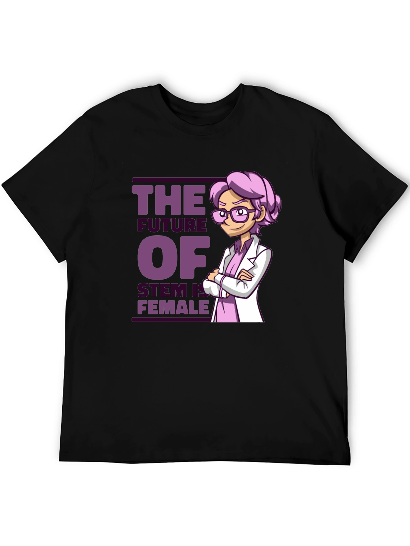 STEM Female Future T-Shirt - Science Tee