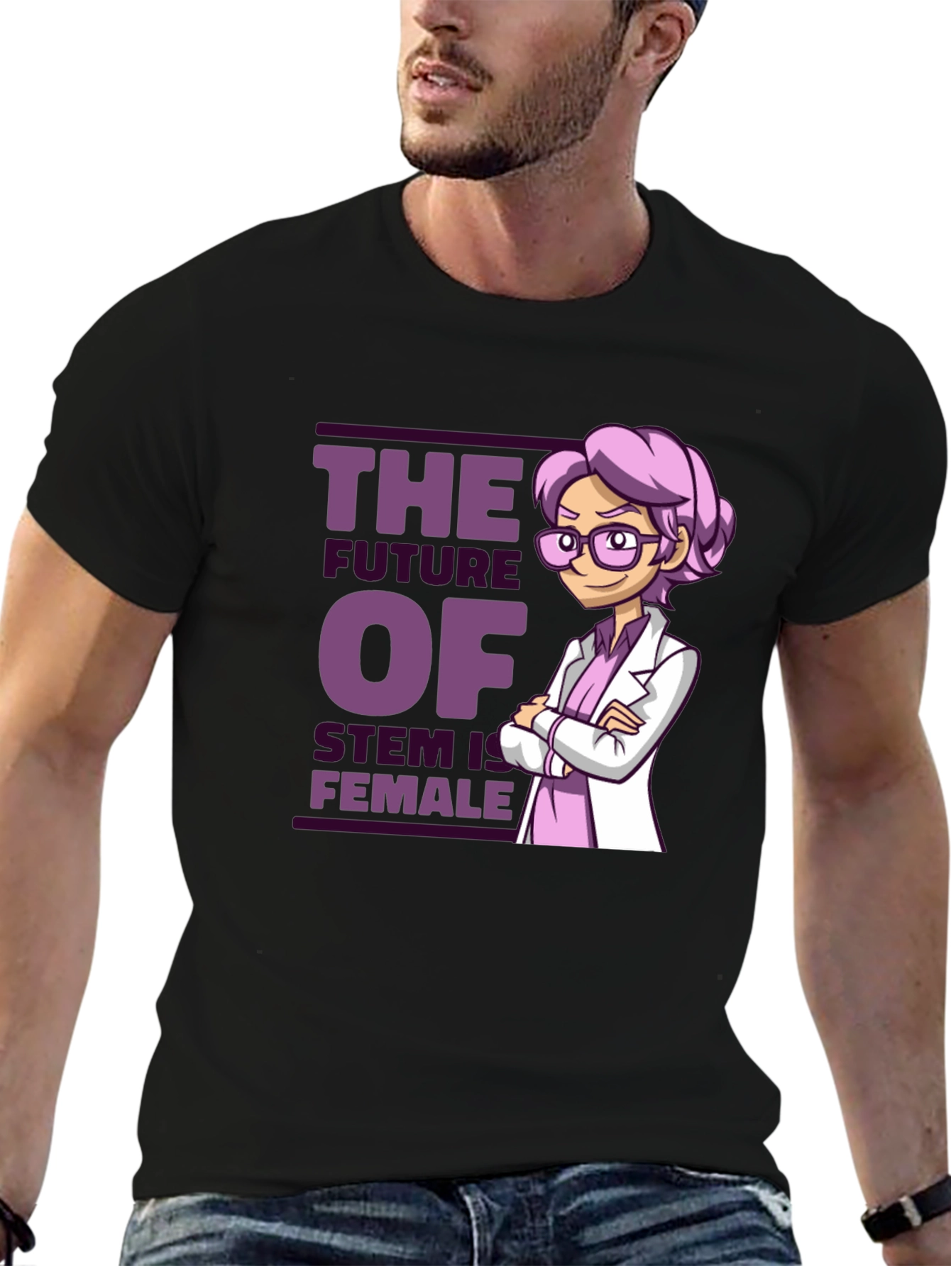 STEM Female Future T-Shirt - Science Tee