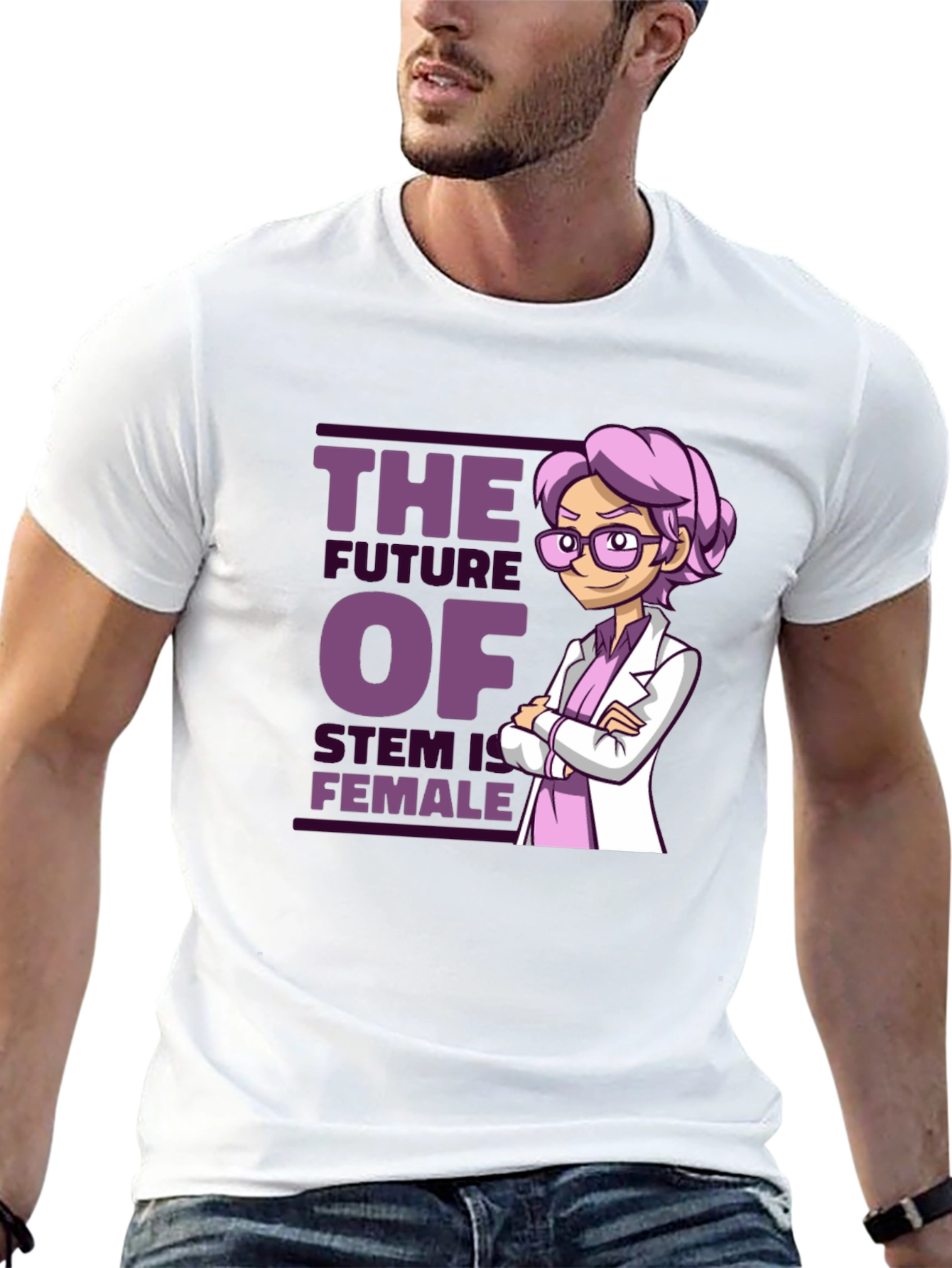 STEM Female Future T-Shirt - Science Tee