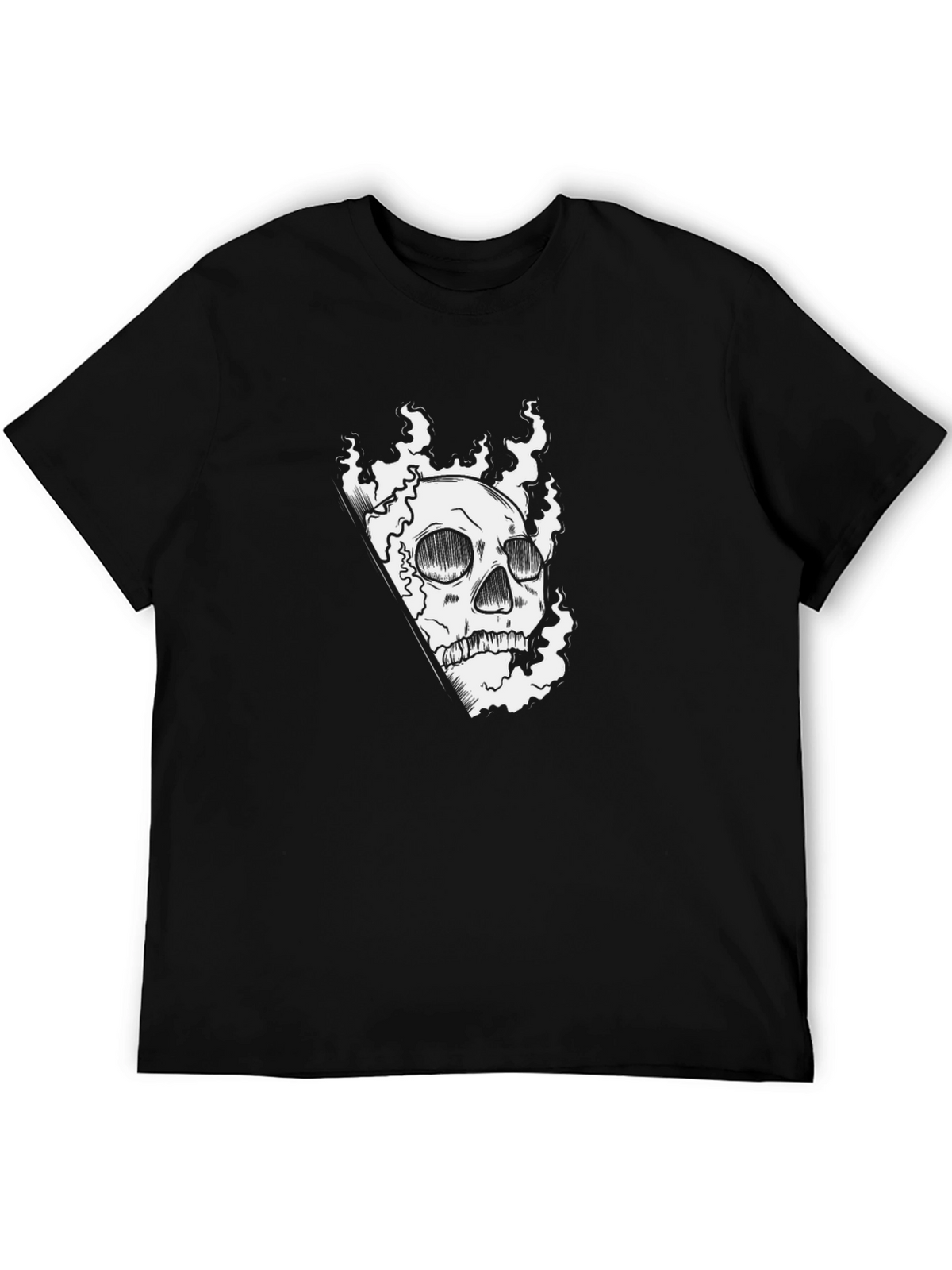 Skull Graphic Tee - Mens Black T-Shirt