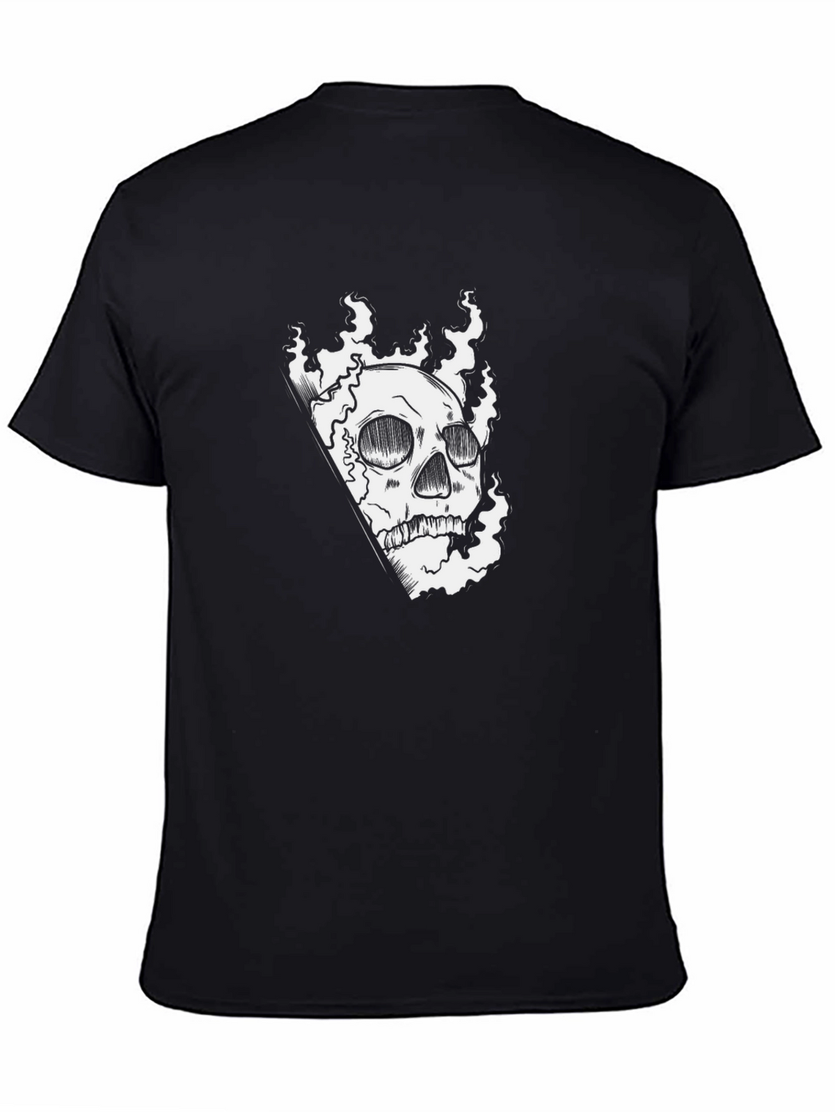 Skull Graphic Tee - Mens Black T-Shirt