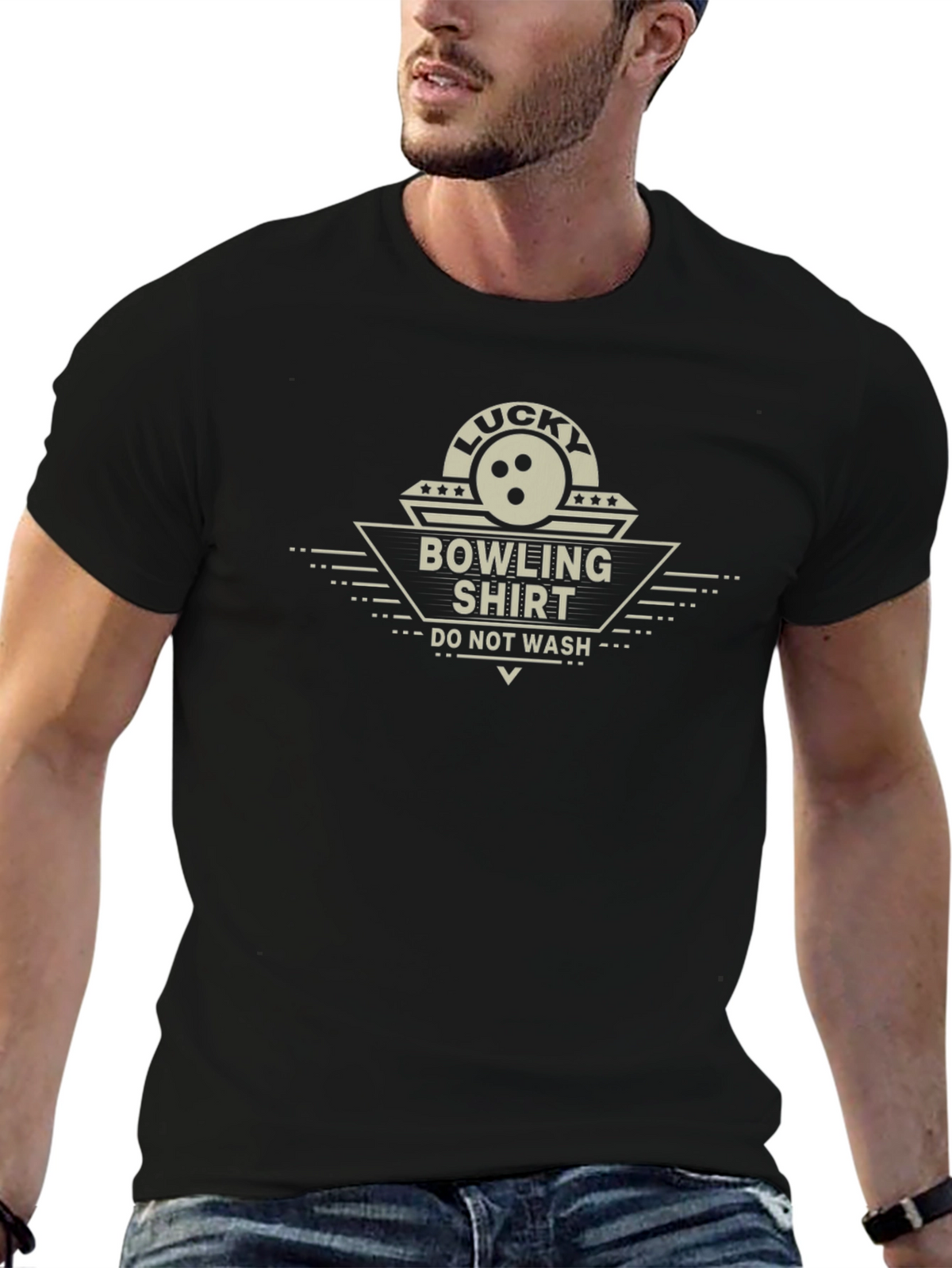 Lucky Bowling Shirt - Do Not Wash Funny Tee