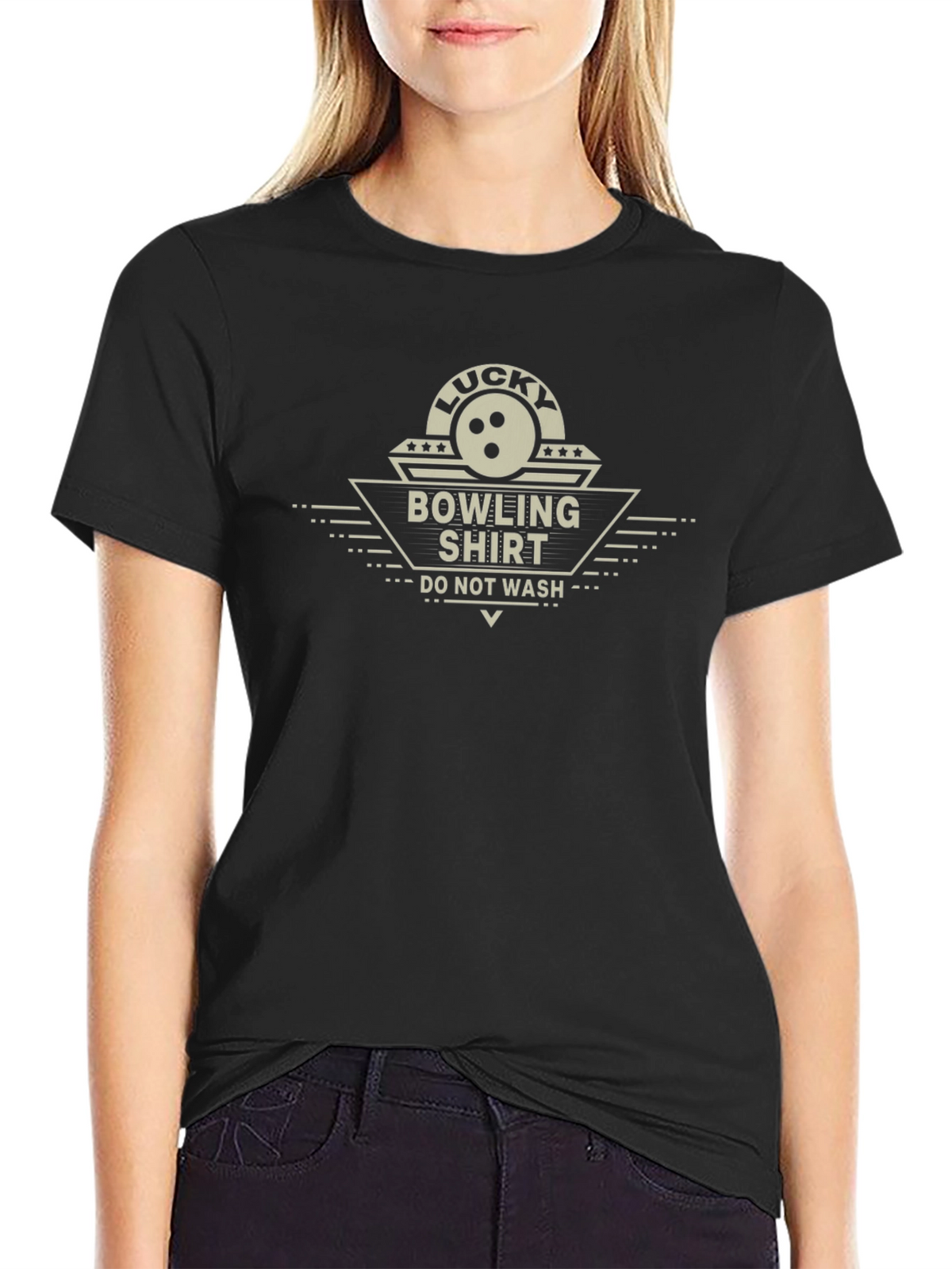 Lucky Bowling Shirt - Do Not Wash Funny Tee