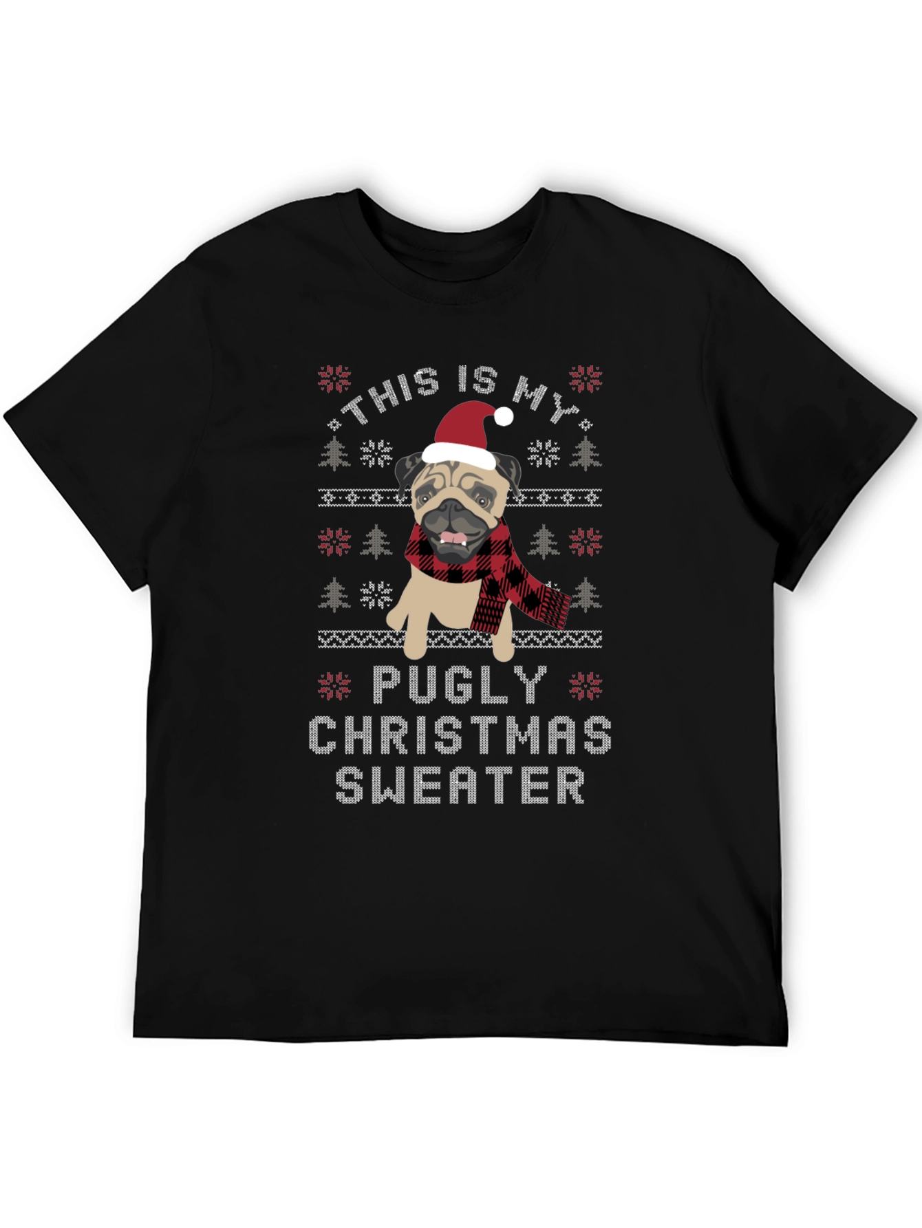 Pugly Christmas Sweater T-Shirt