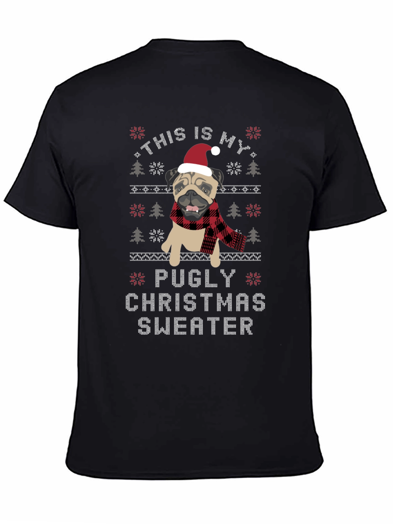Pugly Christmas Sweater T-Shirt