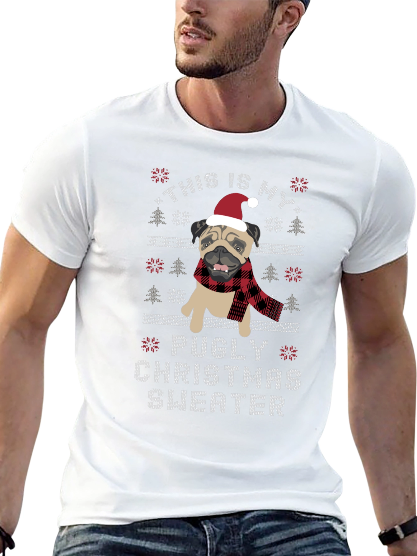 Pugly Christmas Sweater T-Shirt