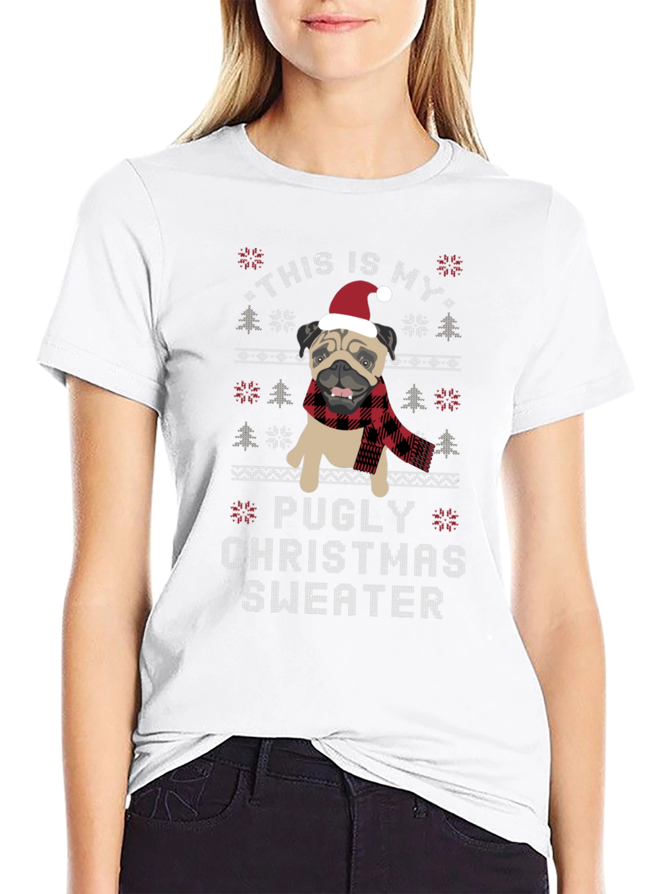 Pugly Christmas Sweater T-Shirt
